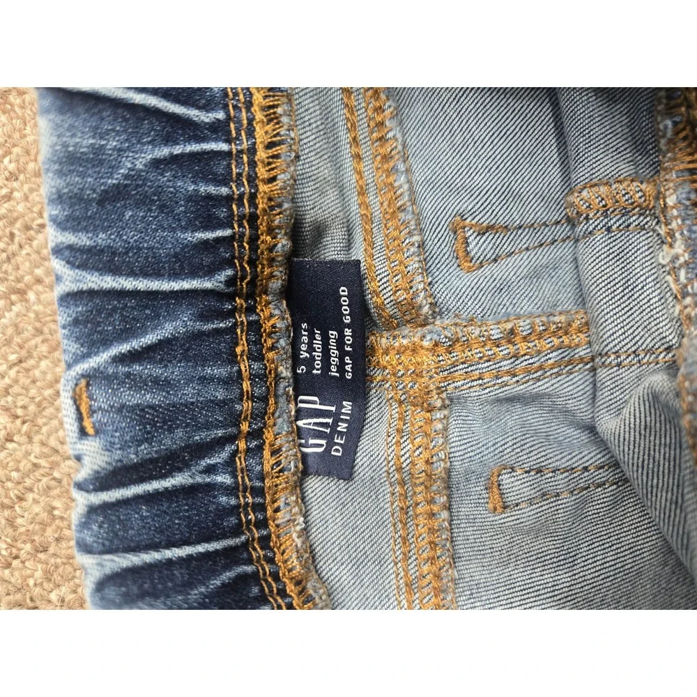 Gap Kids Toddler Jeggings Size 5 Years Medium Wash Blue Pull On Denim Jeans